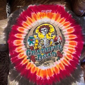 Liquid Blue Grateful Dead Tie-Dye T-Shirt